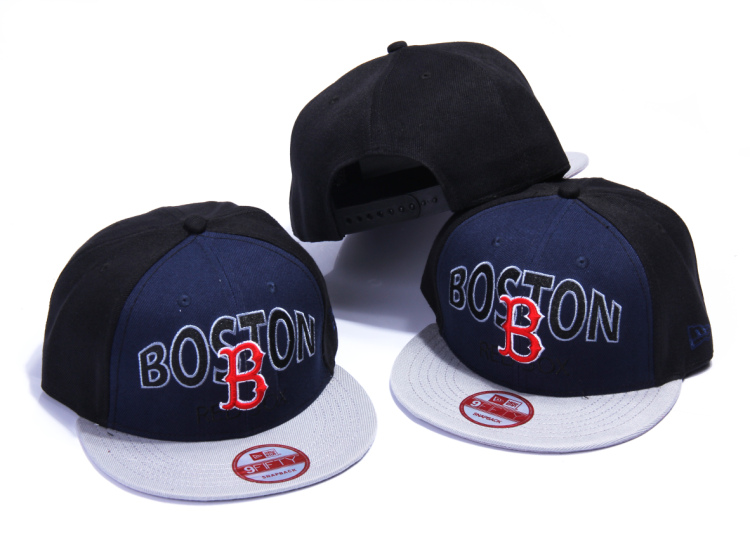 MLB Boston Red Sox NE Snapback Hat #24